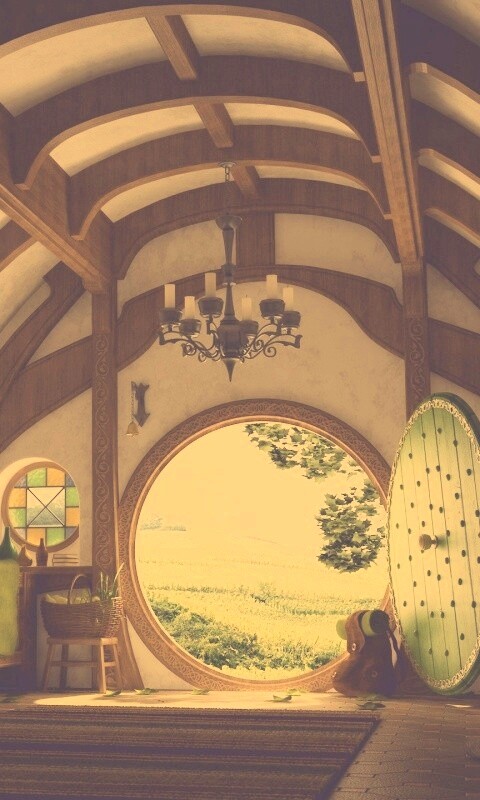 Дом хоббитов обои