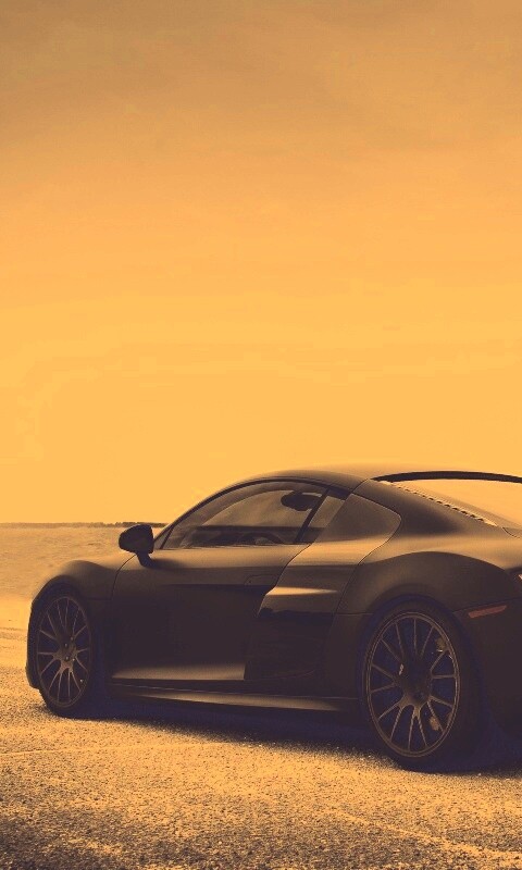 Черный ауди ТТ обои