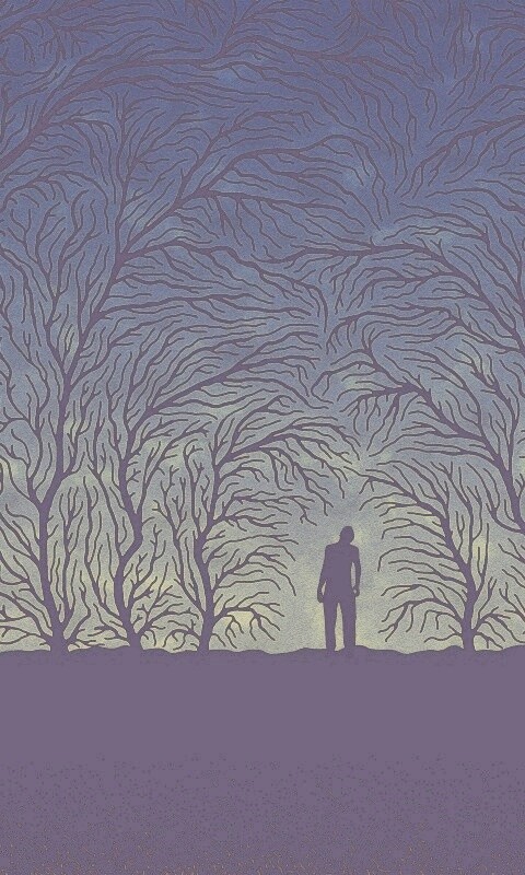 Смыкающиеся деревья обои