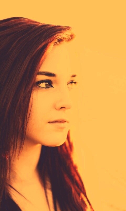 Рыженькая обои