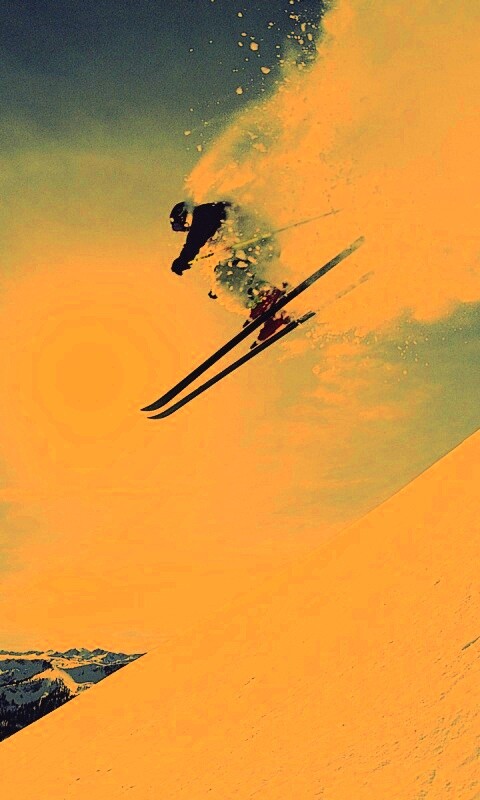 Горнолыжник обои
