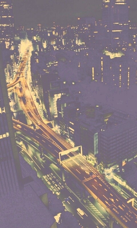 Вид на автостраду обои