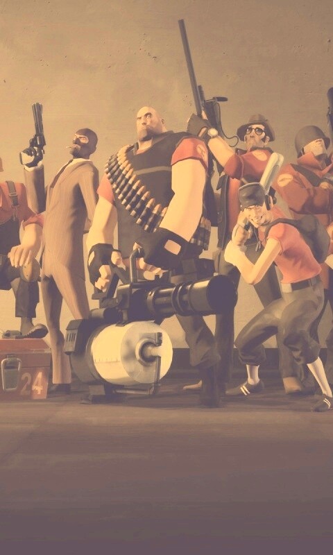 Герои игры Team Fortress 2 обои