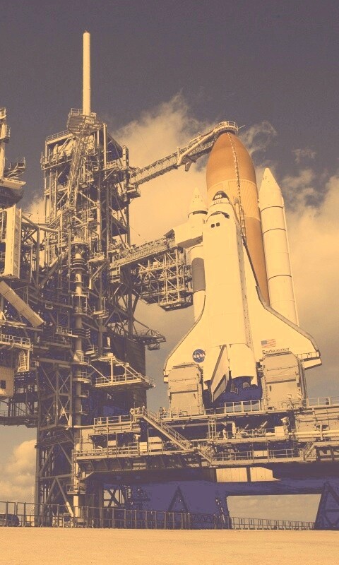 Шаттл на старте обои