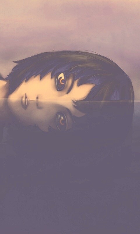 Девочка в воде обои