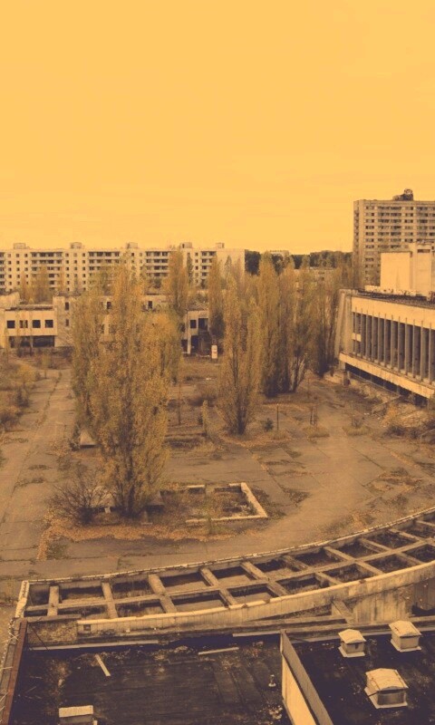 Площадь в Припяти обои