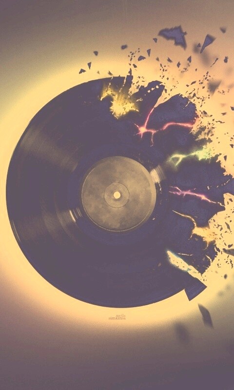 Разрывающийся винил обои