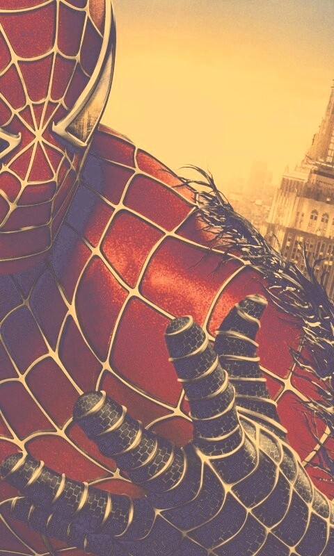 Черный человек-паук обои