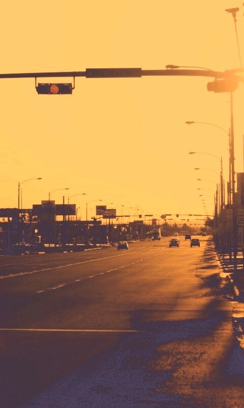 Закат в Лос Анджелесе обои