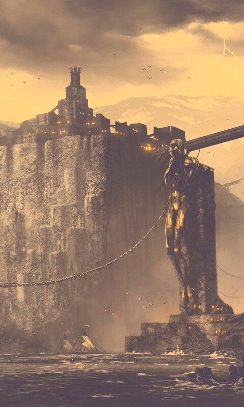 Концепт арт из Dragon Age 2 обои