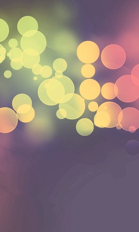 Разноцветные круги света обои