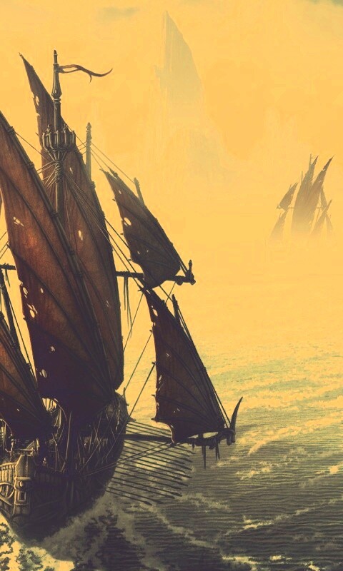 Корабли во льдах обои