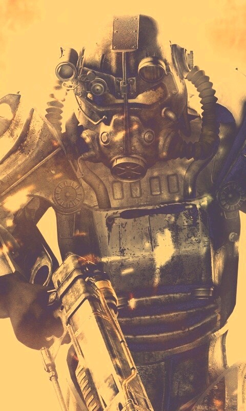 Солдат Братства Стали обои