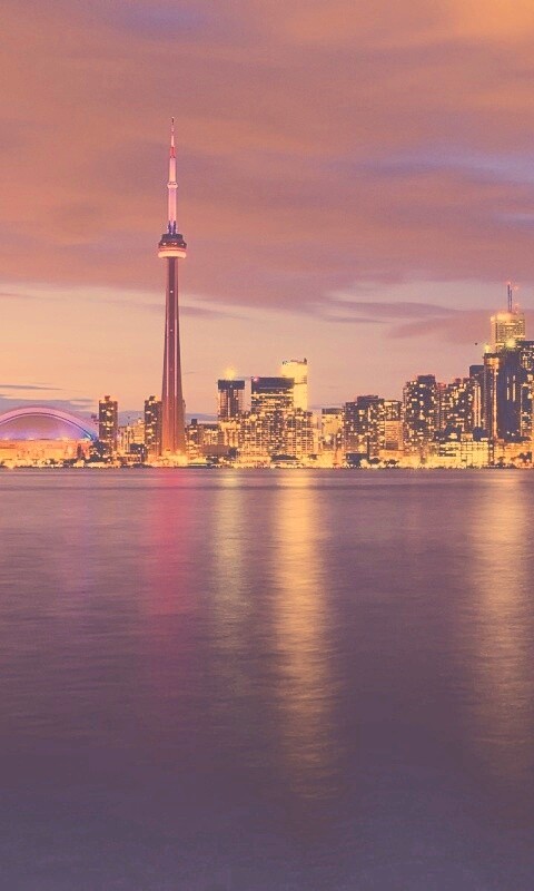 Ночной Торонто обои