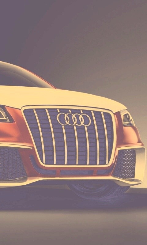 Красный Ауди обои