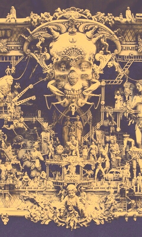 Адская скульптура обои