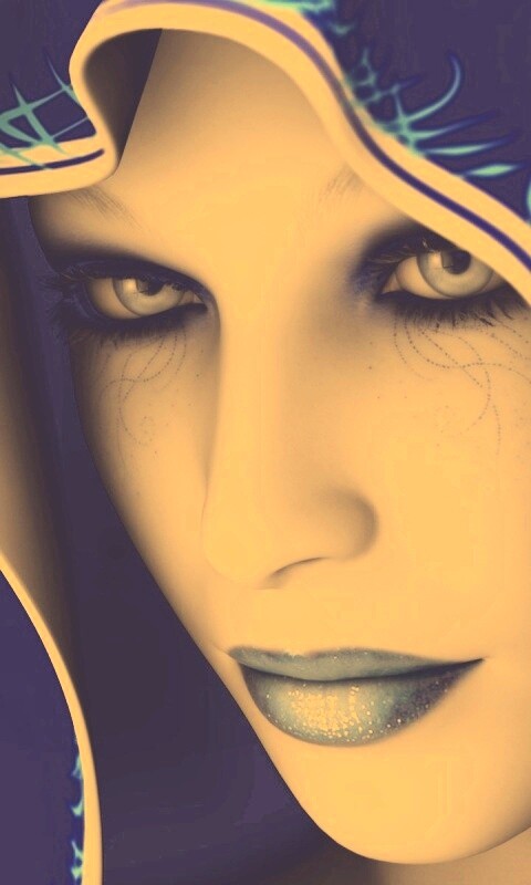 Магичка в капюшоне обои