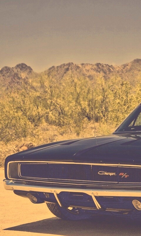 Черный Додж обои