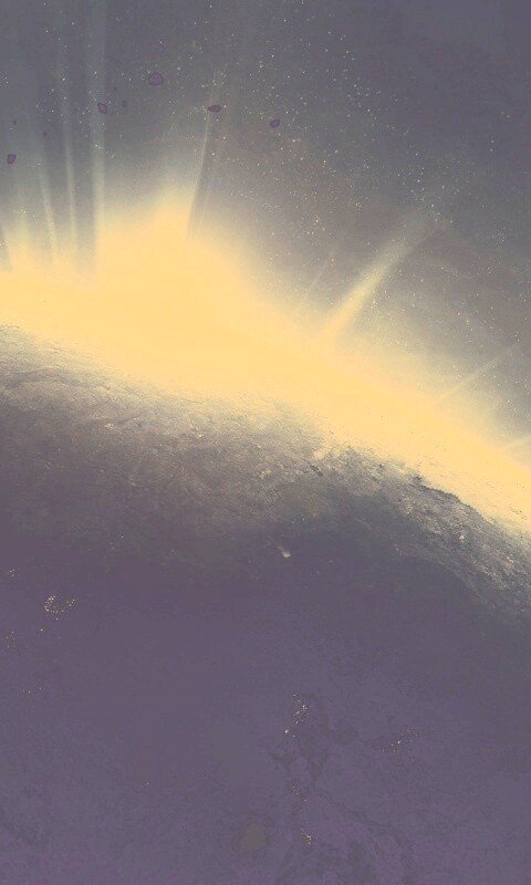 Восход над планетой обои