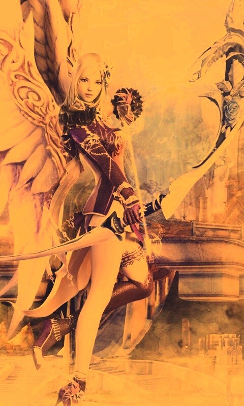 Эльфийка лучница из Aion обои