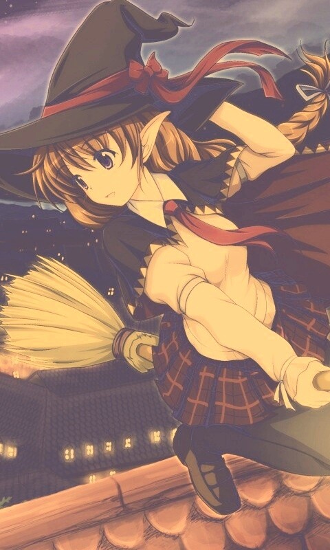 Эльфийская ведьмочка обои