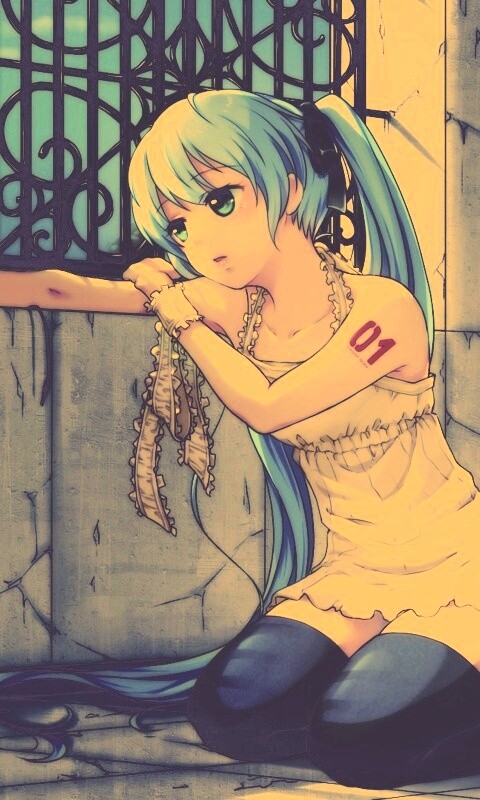 Девушка грустит обои