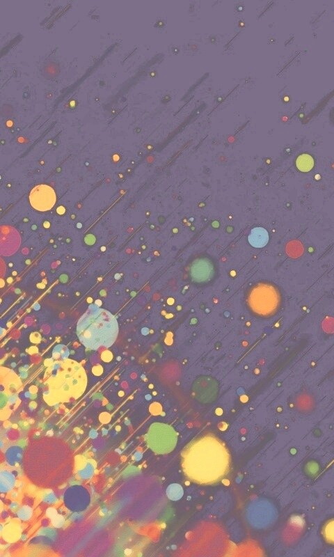 Полёт разноцветных кругов обои