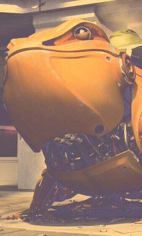 Боевой робот-жаба обои