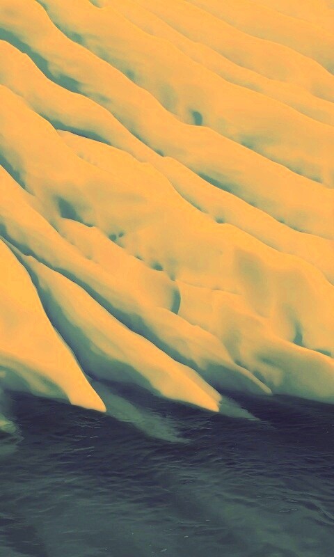 Борозды во льду обои