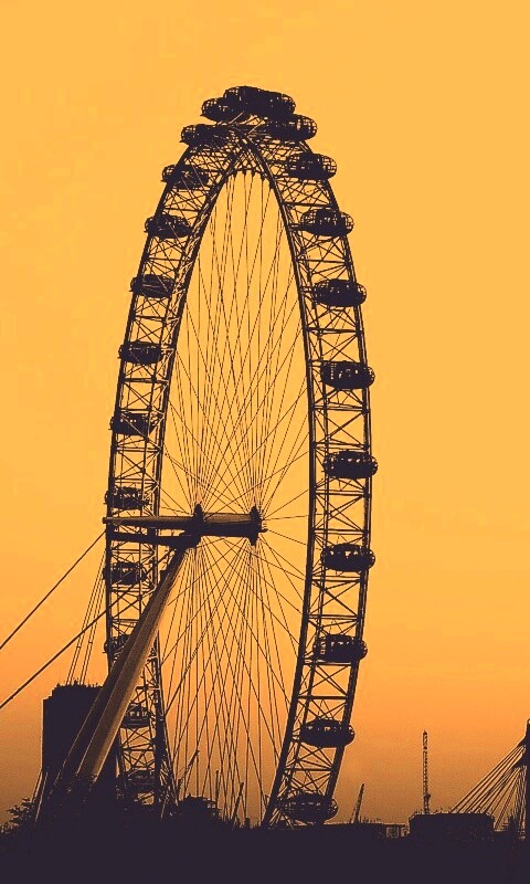 Силуэт Лондона обои