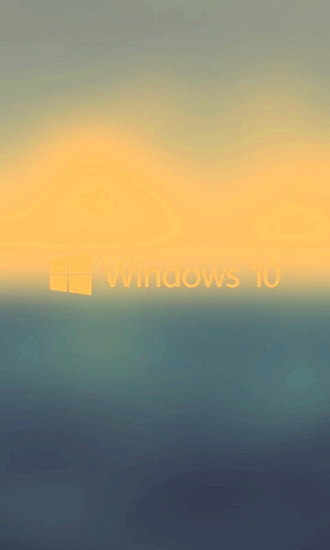 Windows 10 на синем фоне обои