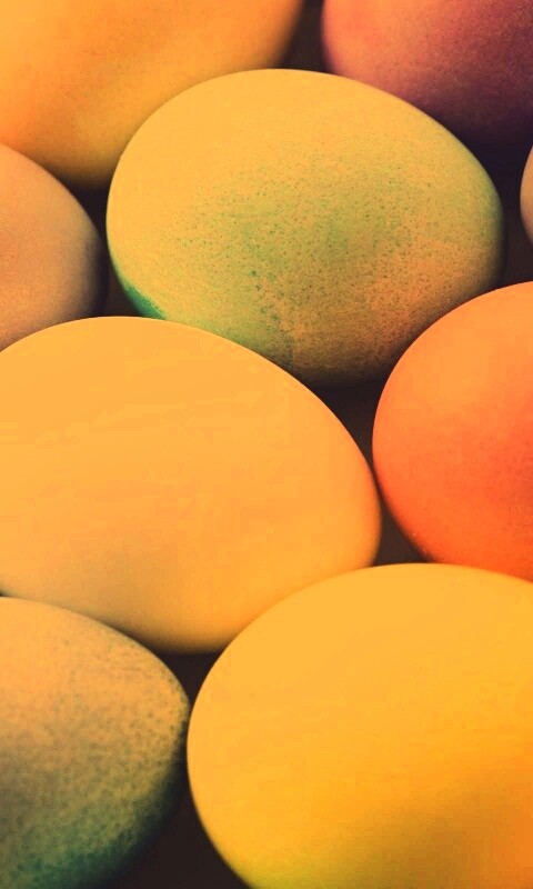 Яркие пасхальные яйца обои