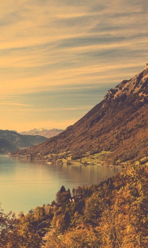 Горное озеро обои