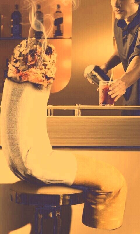 Сигарета в баре обои