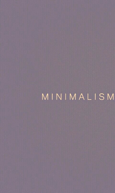 Минимализм обои