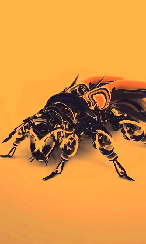 Кибер муха обои