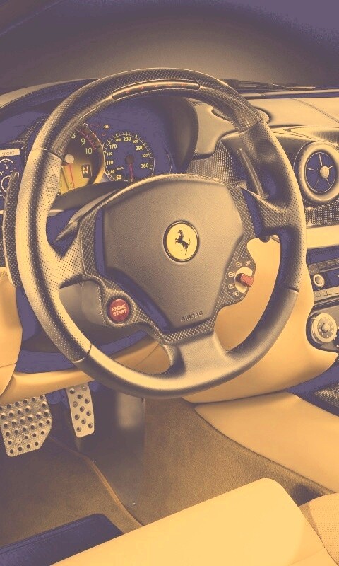 Салон феррари обои