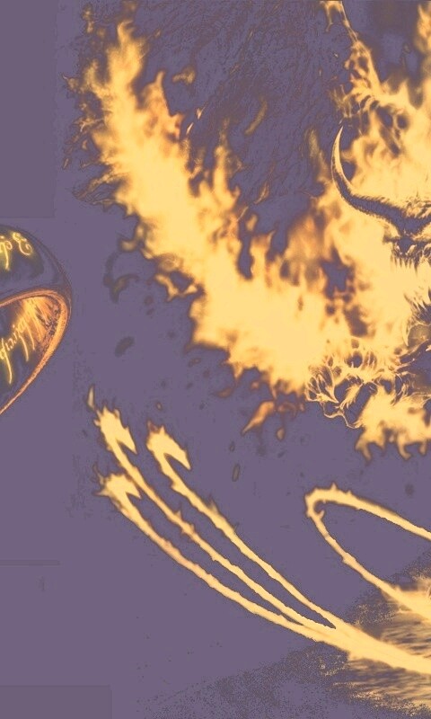 Балрог и Кольцо Всевластия обои