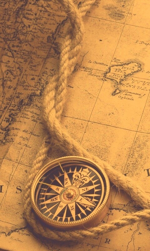 Старинная карта обои