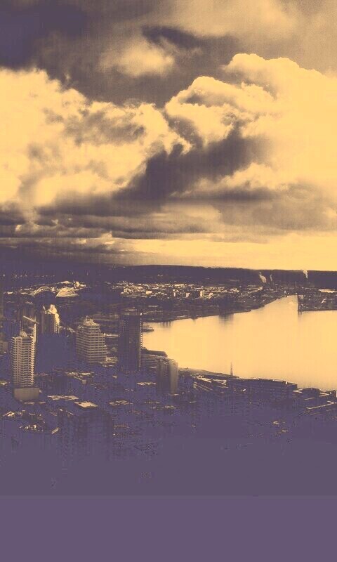 Штормовой Сиэтл обои