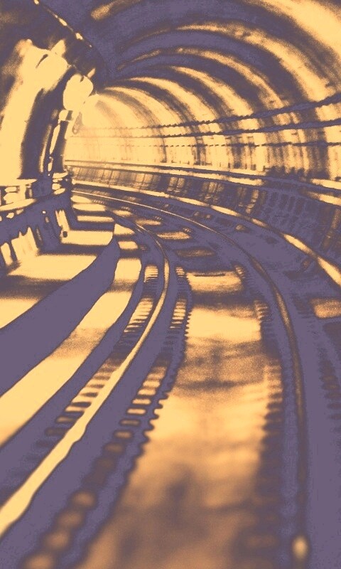 Тоннель метро обои