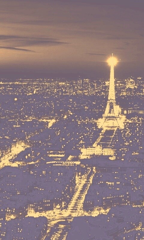 Ночной париж обои