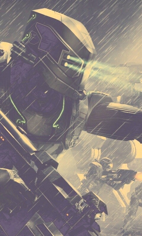 Бой под дождем обои