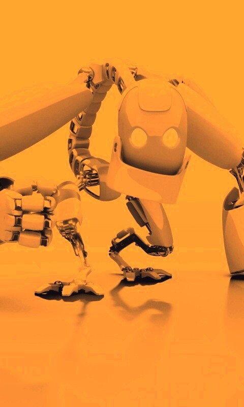 Крадущийся робот обои