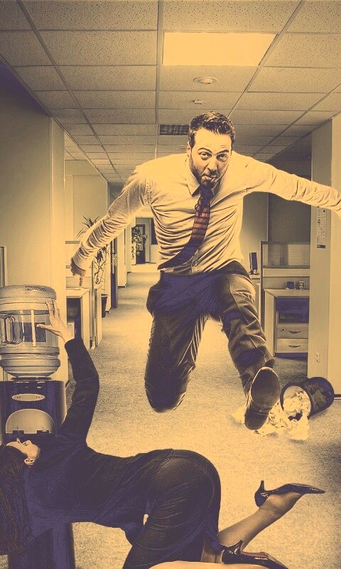 Ещё один день в офисе обои