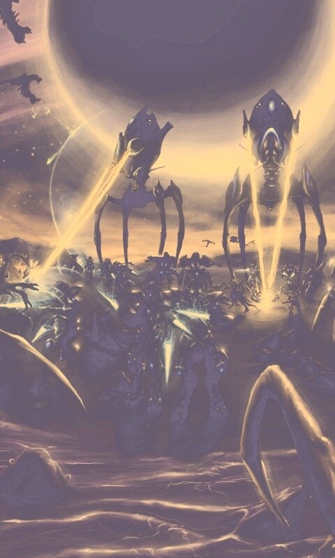 Протосы против зергов обои