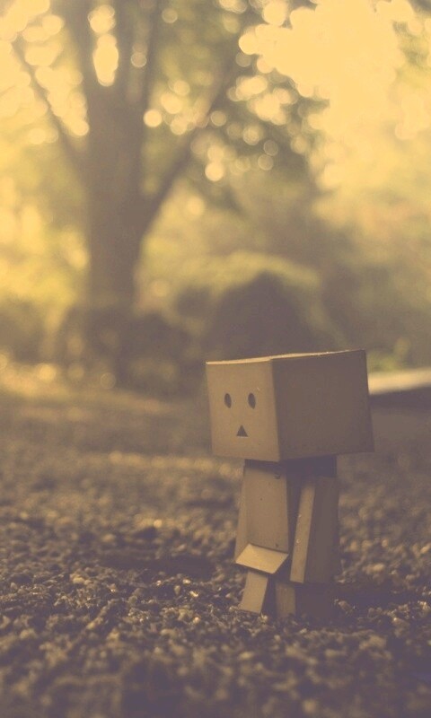 Картонный человечек обои