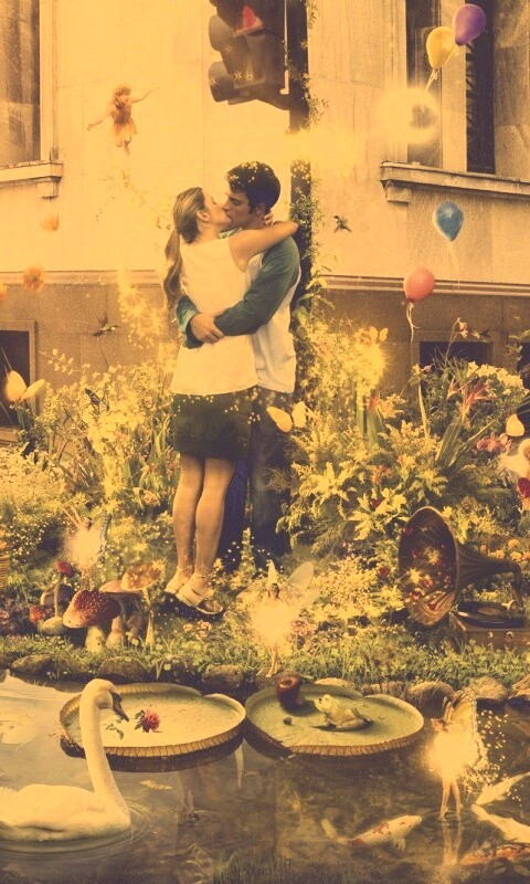 Волшебный поцелуй обои