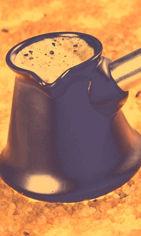 Кофе на углях обои