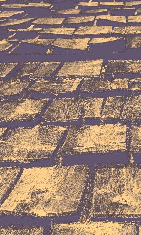 Деревянная крыша обои